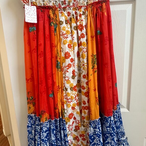Free People Golden Dreams Maxi Dress Size Small - Picture 2 of 6